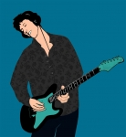 The man and the guitar